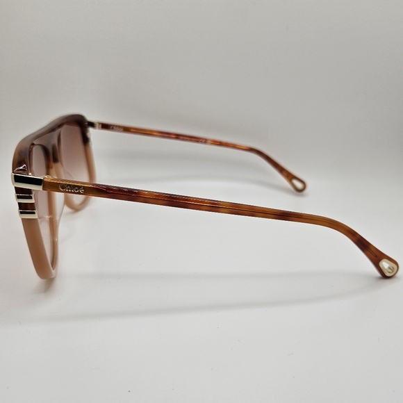 Chloe Havana Sunglasses CH0104S 006 / 58 14 150 Tortoise Orange Pink Gradient - Picture 6 of 17